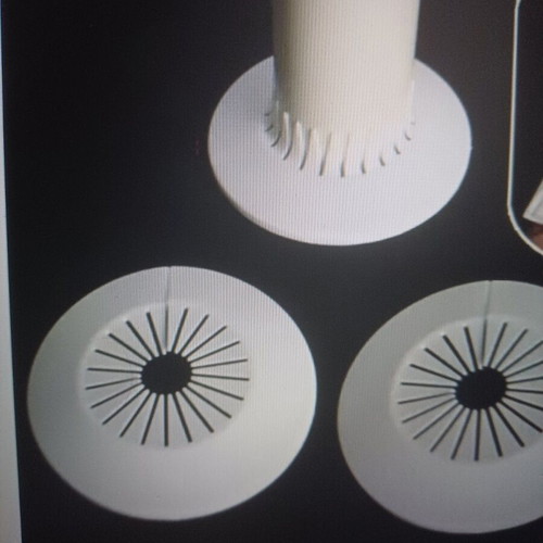 Decorative pipe hole covers set of 4 new