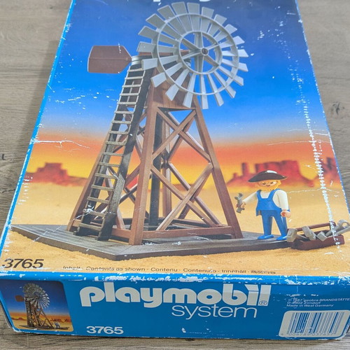 Playmobil Western 3765 вятърна мелница употребявана с кутия
