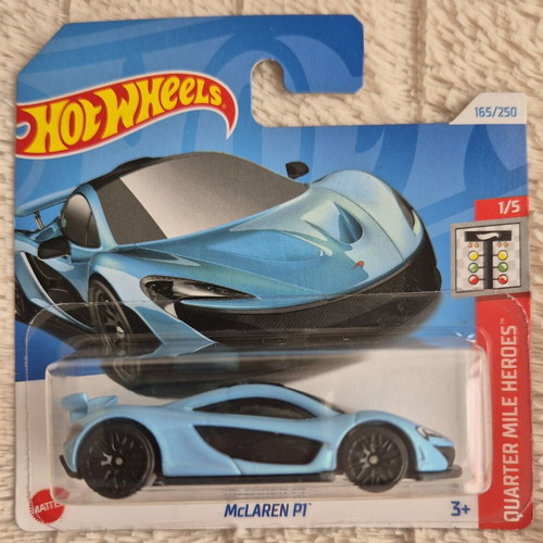 Hot Wheels McLaren P1 light blue new