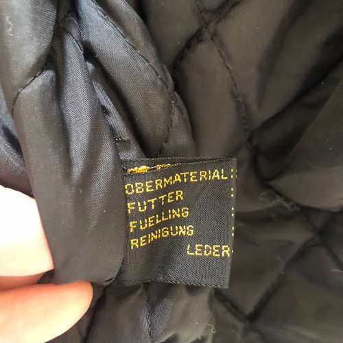 Raberg leather motorcycle jacket used, women's, tricolor, size 40/S