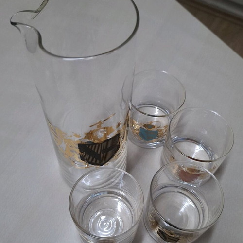 Vintage Federal Glass glassware set like new