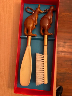 Shoe cleaning brush used in good condition