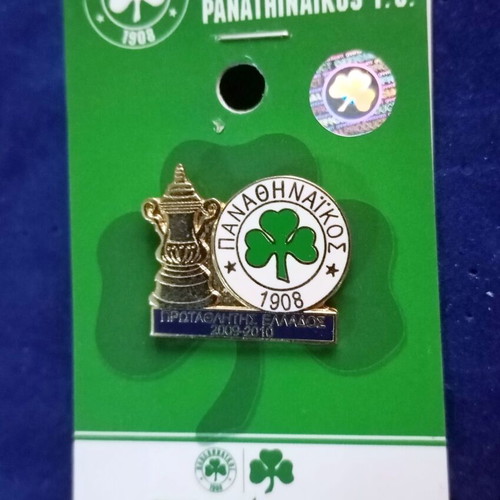 Panathinaikos Collectible Pin Champion of Greece 2009-2010