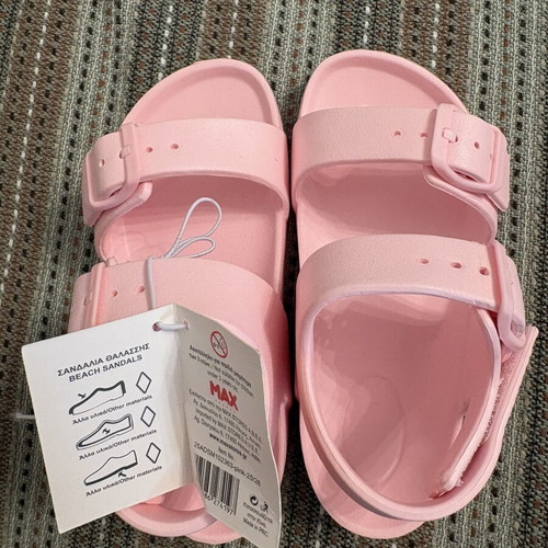 Maxstores summer sandals for girls size 25-26 pink new
