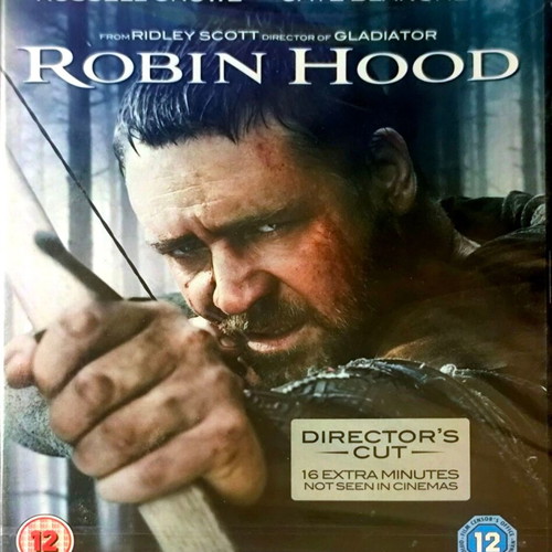 Robin Hood DVD new, action movie with Russell Crowe