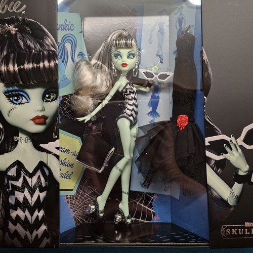 Monster High x Barbie Frankie Stein Skullector doll