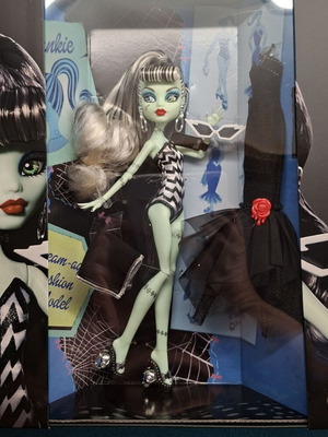 Monster High x Barbie Frankie Stein Skullector doll