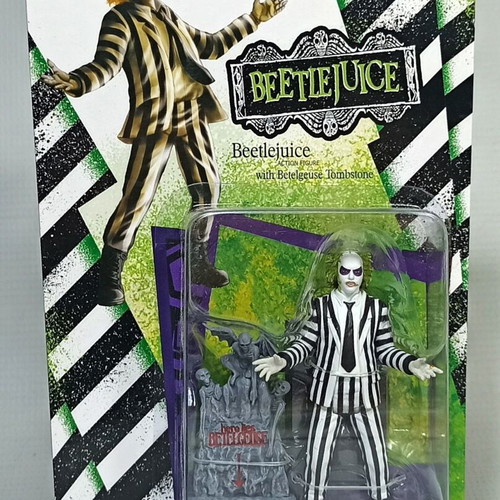 Beetlejuice 5 Points 3.75" action figure new, striped suit