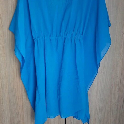 Esmara beach kimono like new, electric blue, size S