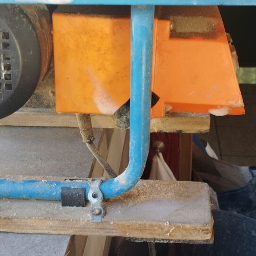 Melamine Cutter used with larger cutting disc
