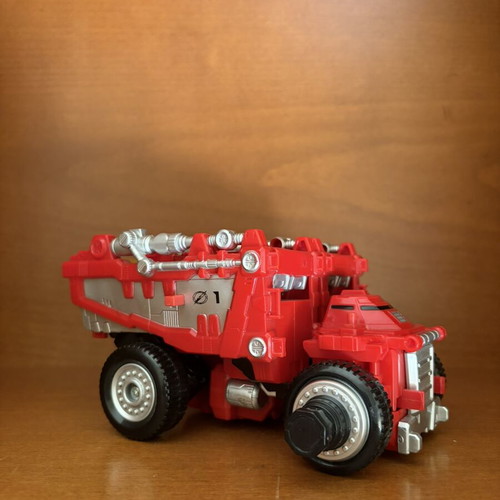 Power Rangers Red Transforming Fire Truck Megazord toy