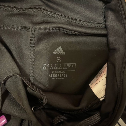 Κολάν biker Adidas καινούργιο, μαύρο, μέγεθος S