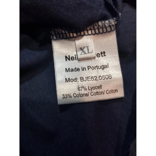 Neil Barrett double-layer T-shirt XL blue like new