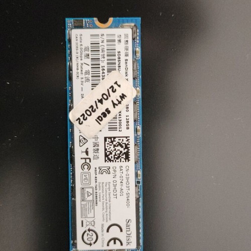 Sandisk x400 M.2 128GB like new