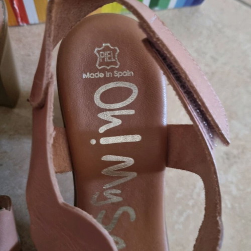 Oh My Sandals leather sandals like new, size 37, beige
