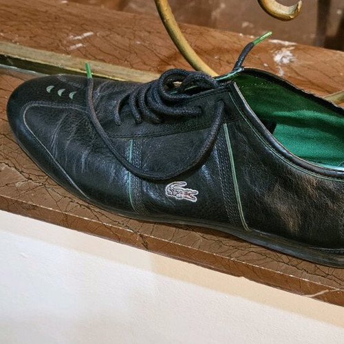 Lacoste men's shoes used, size 44, black