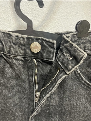 Zara black denim shorts like new, size S