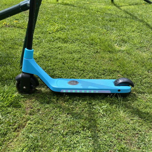 Electric children's scooter used with charger