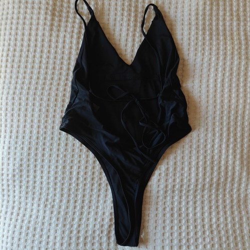 Bikini set with lemon print, size S