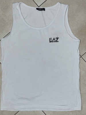 EA7 Emporio Armani tank top, white, size M