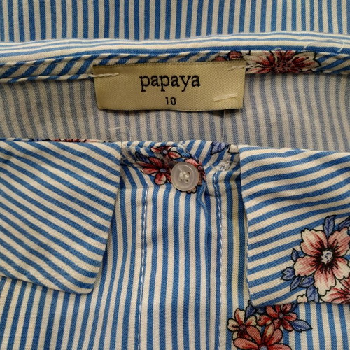 Papaya shirt 100% viscose like new, multicolor, size M