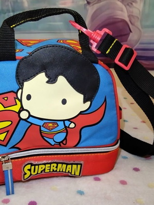 Superman insulated lunch bag, shoulder strap, 4.5lt