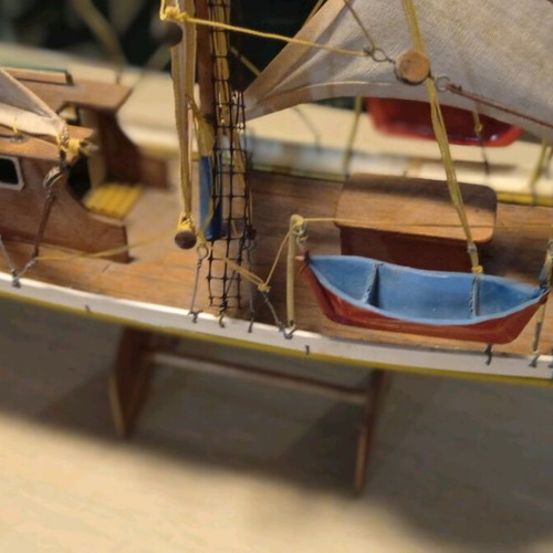 Handmade ship used 1m by 65cm