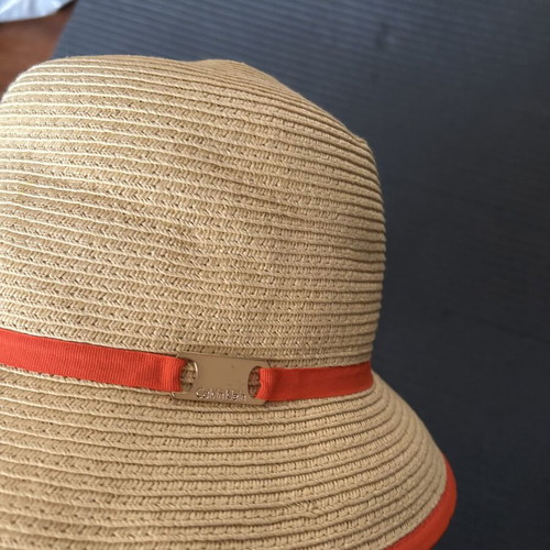 Calvin Klein summer hat like new, size 57, beige