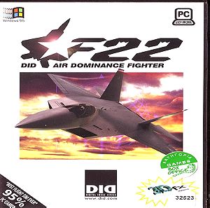 F22 DID AIR DOMINANCE FIGHTER  - PC GAME