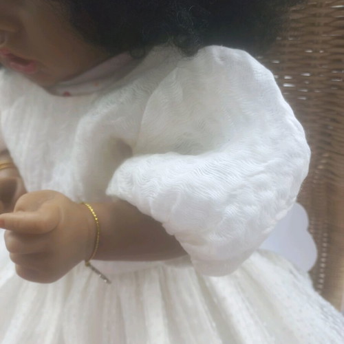 Angel Wings Baptism Dress 18 M with Tulle and Hat new