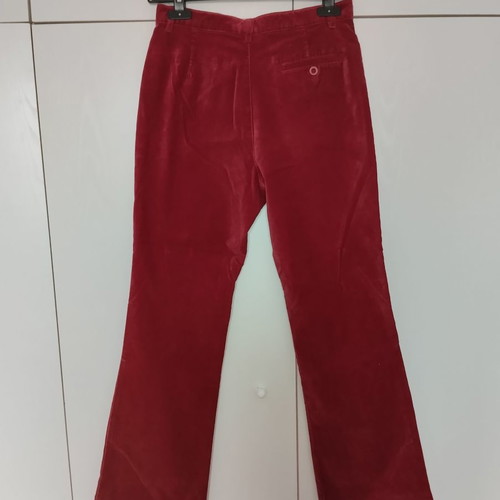 Talbots velvet trousers used, red velvet, cotton pants