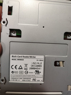 Sony MRW620 Card Reader like new, 3.5 inch multi-card support