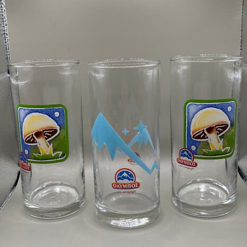 Olympos glasses new, set of 3 pieces