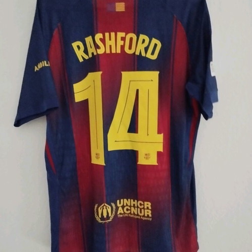 Barca Player Version Home Kit 25/26 Rashford #14 like new