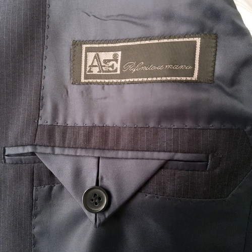 AE Linea Sartoriale Men's Italian Blue Suit New Size 48