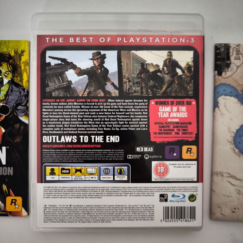 Red Dead Redemption GOTY + Undead Nightmare PS3 game