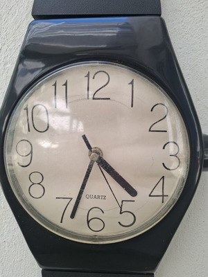 Wall clock used, 22x130x10 cm