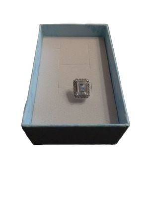 Earring with diamond, zircon, moissanite, silver 925 plated new