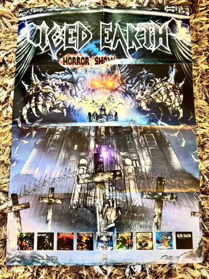 Αφίσα Iced Earth Horror Show μεταχειρισμένη, promo century media 2001