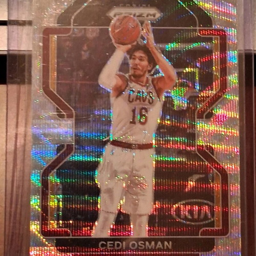 2021-22 Panini Prizm Cedi Osman Holo Waves NBA Card like new