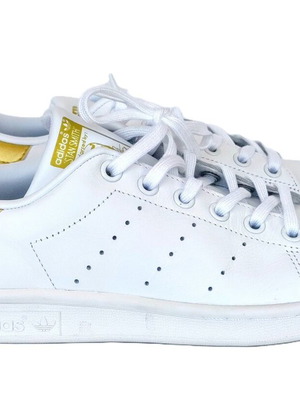 Adidas Stan Smith sports shoes new, size 37, white and gold