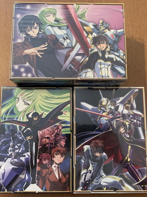Code Geass DVD Manga Artbook CD Soundtrack Collectors Box Set new, complete series