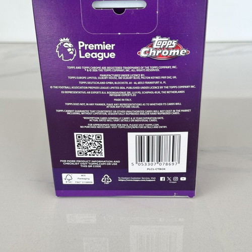 Topps Chrome Premier League 2026 Tin new
