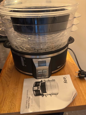 Izzy Black Line steam cooker used 1000W with LCD display