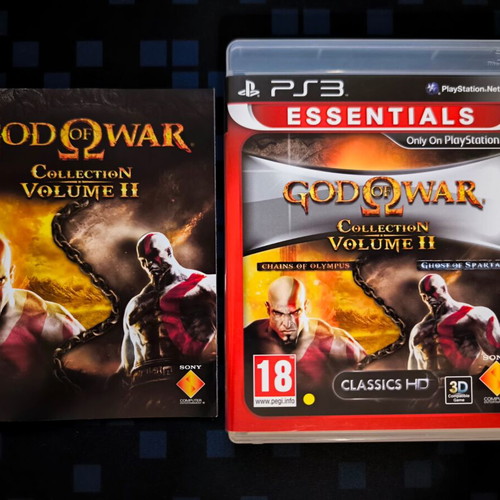 God of War Collection Volume II PS3 game mint condition