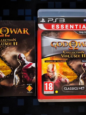God of War Collection Volume II PS3 game mint condition