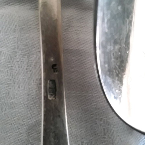 Silver soup spoons used, pack of 6