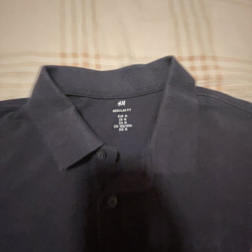 H&M Polo Regular Fit dark blue shirt like new, size M