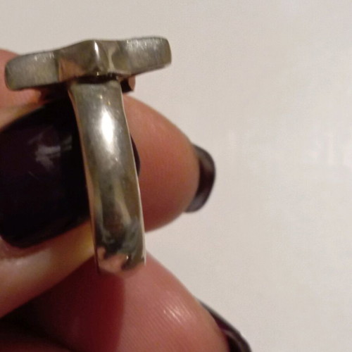 Silver ring 925 like new, size 55, inner diameter 17.3