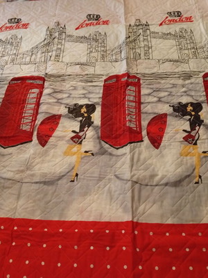 Double face double quilt blanket from pure cotton new 2.20×2.40